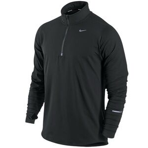 Black Dri-Fit Nike Run Zip Up Sweater (S)